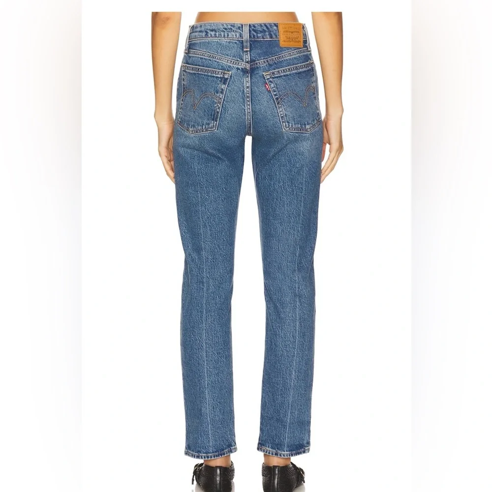Levi's Wedgie Slim Straight-Leg Jeans 25x30 - Picture 3 of 7